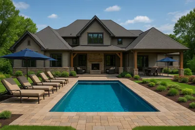 Pool Area Design by Shepherd Construction